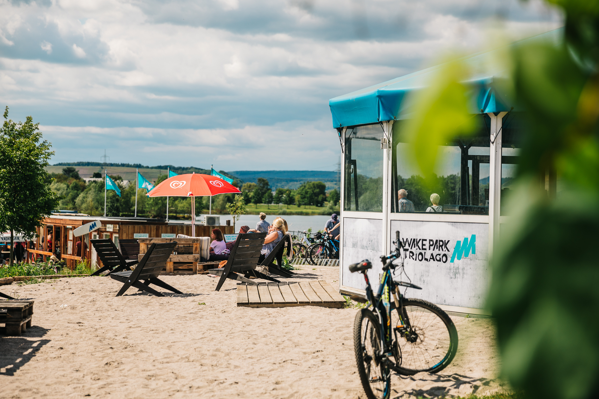 Beschriftung WakeparkTriolago